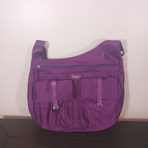 Tumi Nylon Crossbody Purple Bag Travel Vacation